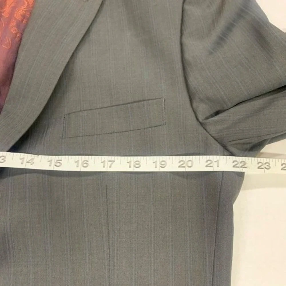 Ted Baker Endurance Jarrett Gray Two Button Wool Sports Coat Size 40R
